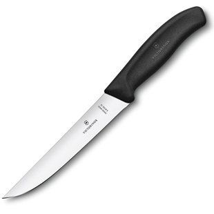 Кухонный нож Victorinox SwissClassic Carving 6.8103.15B черный