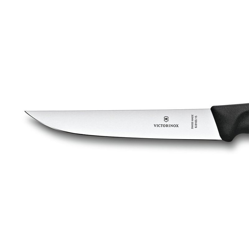 Кухонный нож Victorinox SwissClassic Carving 6.8103.15B черный