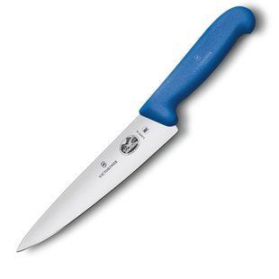 Кухонный нож Victorinox Fibrox Carving 5.2002.19 синий
