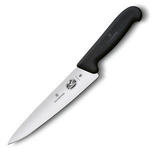 Кухонный нож Victorinox Fibrox Carving 5.2003.19 черный