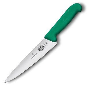 Кухонный нож Victorinox Fibrox Carving 5.2004.19 зеленый