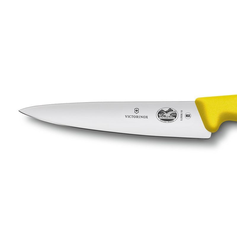 Кухонний ніж Victorinox Fibrox Carving 5.2008.19 жовтий