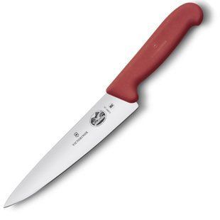 Кухонный нож Victorinox Fibrox Carving 5.2001.25 красный