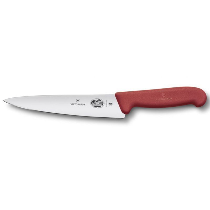 Кухонный нож Victorinox Fibrox Carving 5.2001.25 красный