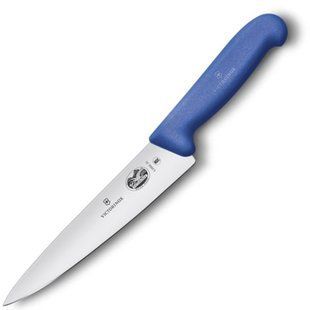 Кухонный нож Victorinox Fibrox Carving 5.2002.25 синий