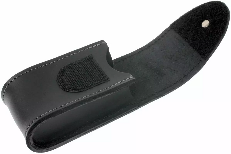 Чохол на пояс Victorinox 4.0521.30 зі шкіри для ножів 84-91 мм на 5-8 шарів чорного кольору