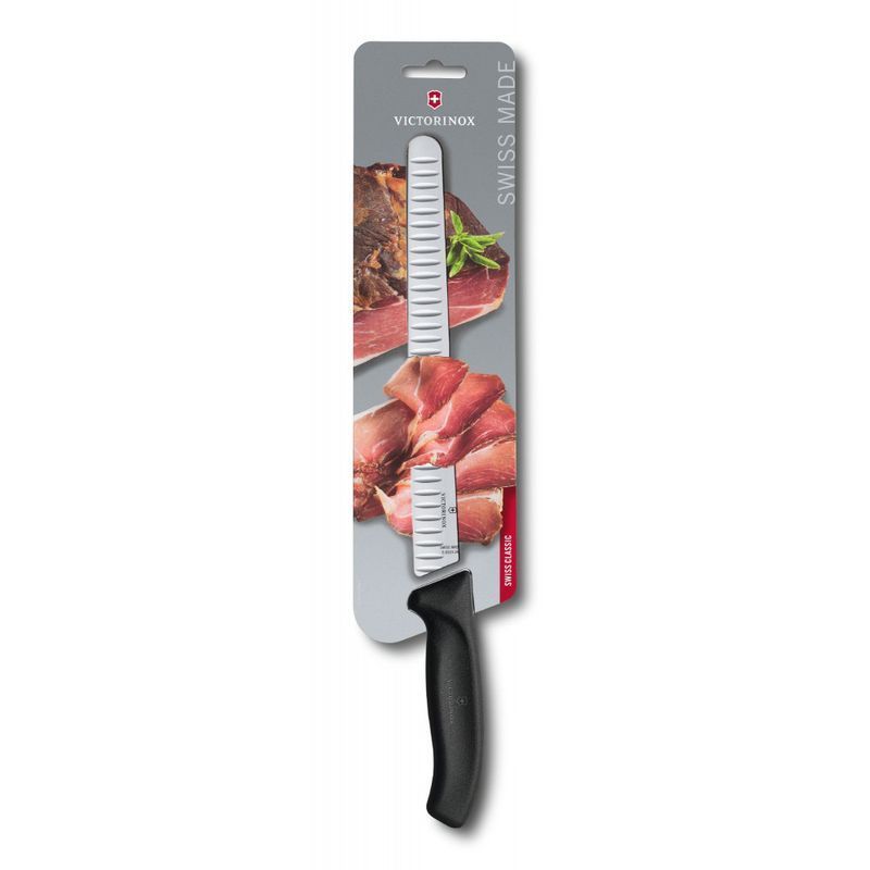 Кухонный нож Victorinox SwissClassic Slicing 6.8223.25B черный