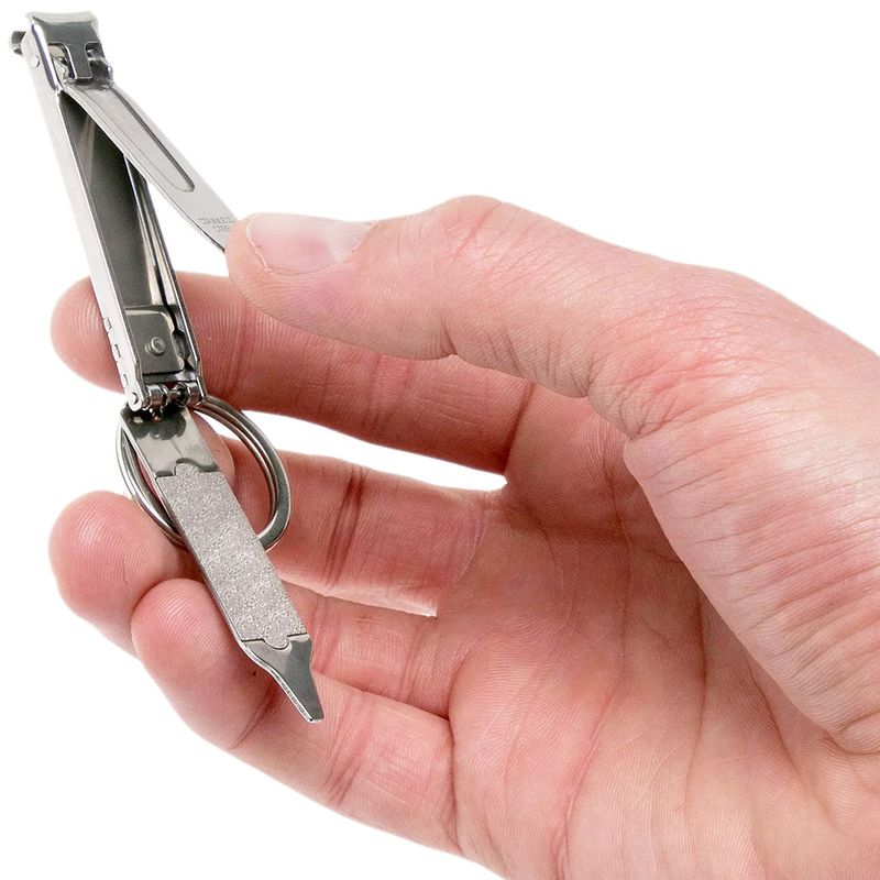 Книпсер с пилкой для ногтей и кольцом для ключей Victorinox Victorinox 8.2055.C (Стальной)