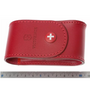 Чохол на пояс Victorinox 4.0521.1 зі шкіри для ножів 84-91 мм на 5-8 шарів червоного кольору