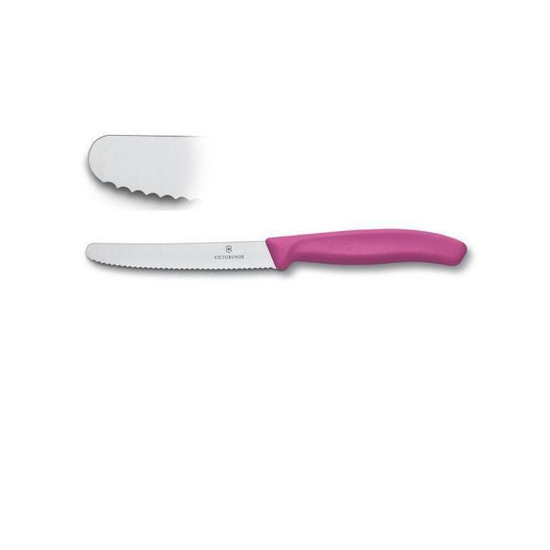 Кухонный нож Victorinox SwissClassic Tomato&Table 6.7836.L115 розовый