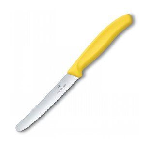 Кухонный нож Victorinox SwissClassic Tomato&Table 6.7836.L118 желтый