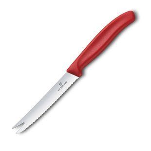 Кухонный нож Victorinox SwissClassic Cheese&Sausage 6.7861 красный