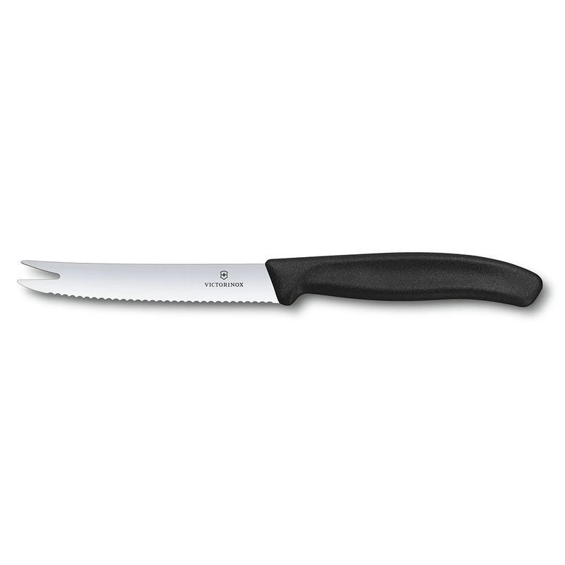 Кухонний ніж Victorinox SwissClassic Cheese&Sausage 6.7863 чорний