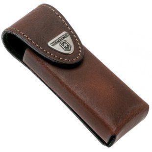 Чохол на пояс Victorinox 4.0822.L зі шкіри для ножів 111 мм до 1-2 шарів тютюнового кольору