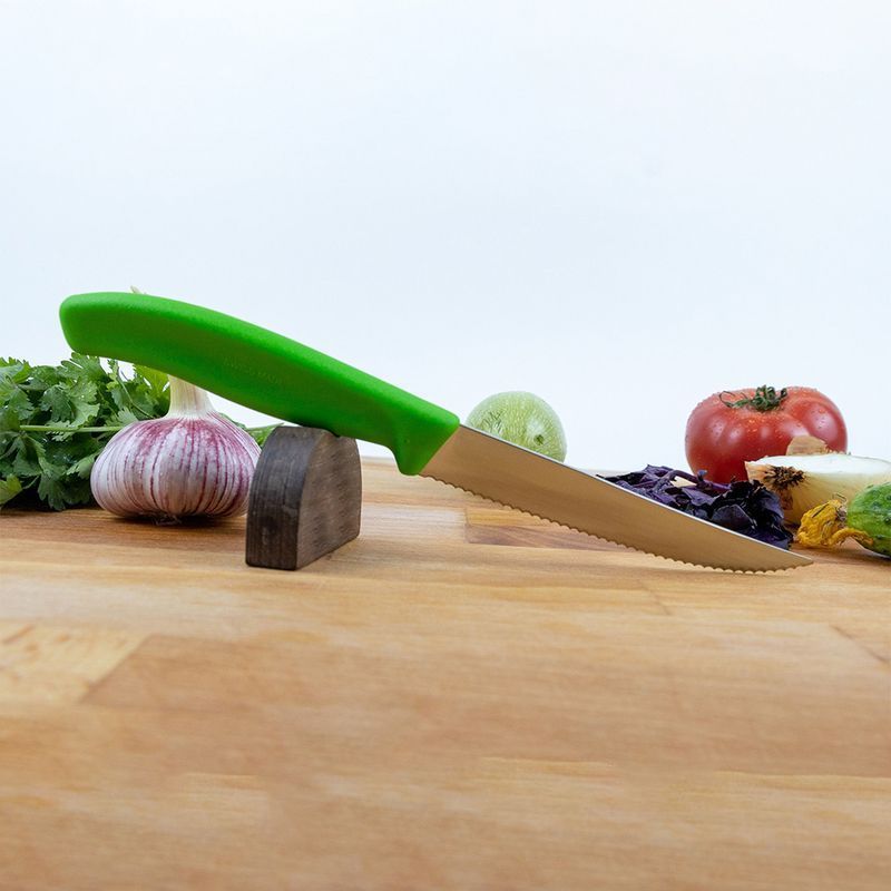 Кухонний ніж Victorinox SwissClassic Steak&Pizza 6.7936.12L4 зелений