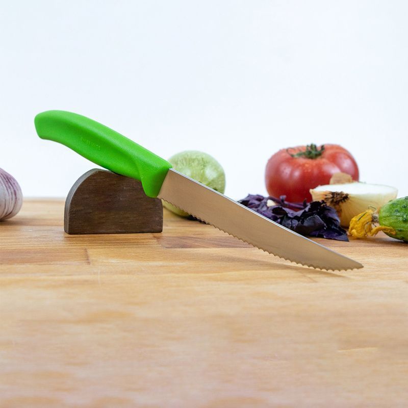 Кухонний ніж Victorinox SwissClassic Steak&Pizza 6.7936.12L4 зелений