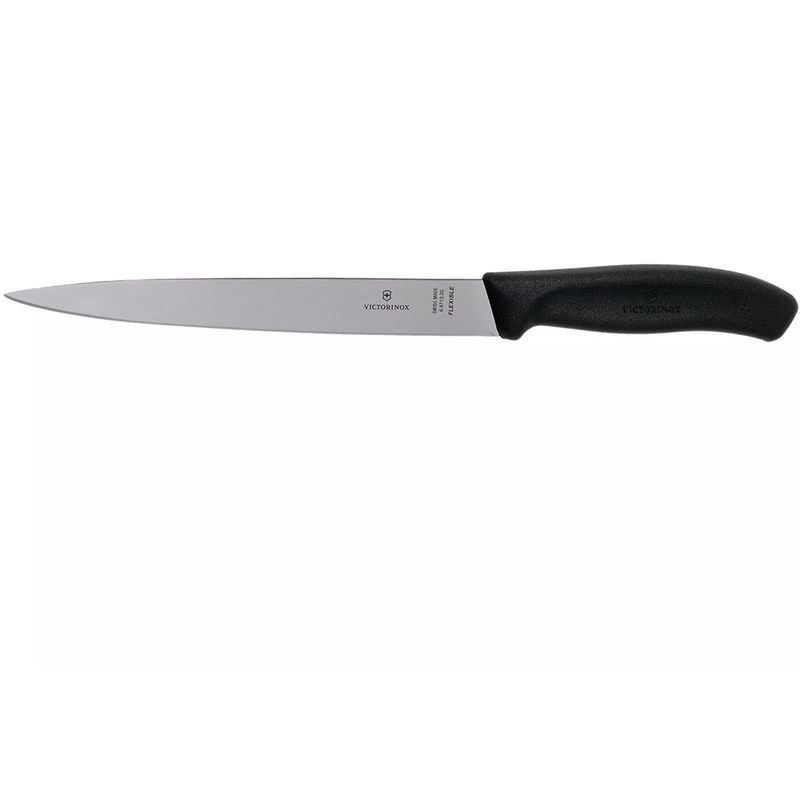 Кухонный нож Victorinox SwissClassic Filleting Flexible 6.8713.20B черный
