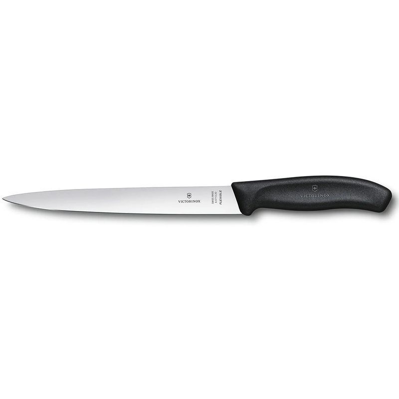 Кухонный нож Victorinox SwissClassic Filleting Flexible 6.8713.20B черный