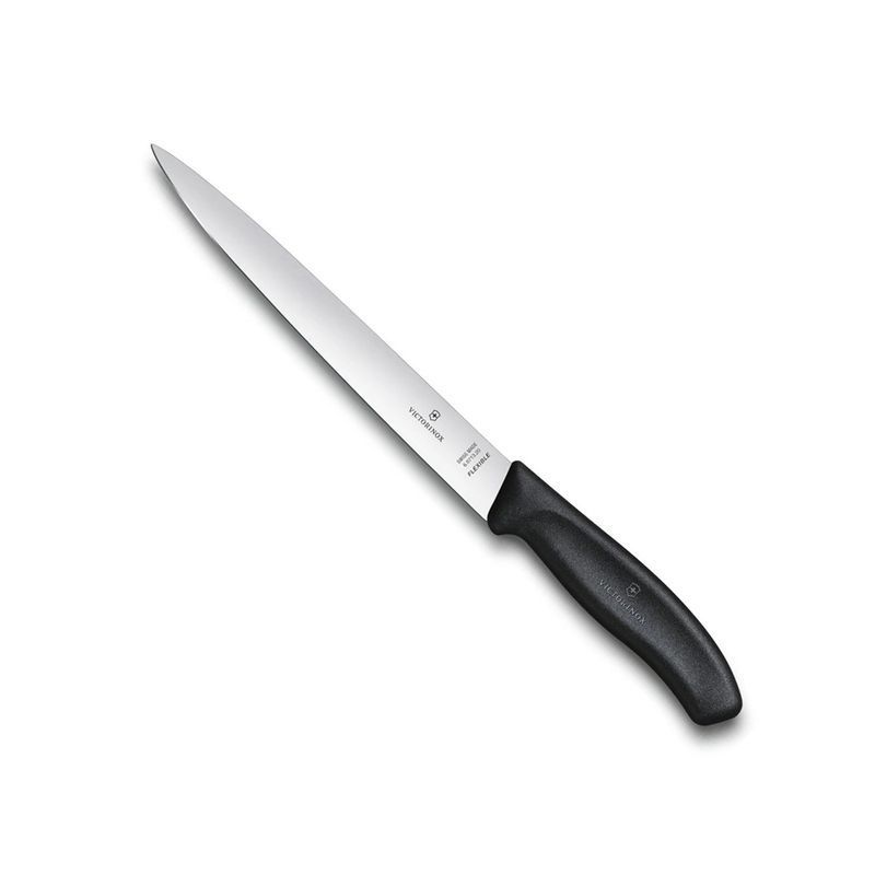 Кухонный нож Victorinox SwissClassic Filleting Flexible 6.8713.20B черный