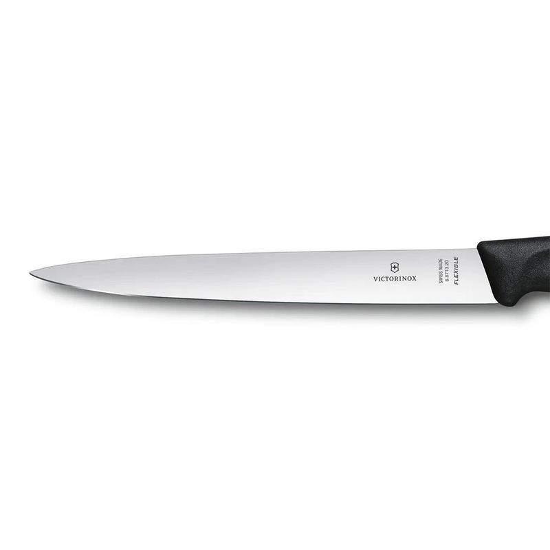 Кухонный нож Victorinox SwissClassic Filleting Flexible 6.8713.20B черный