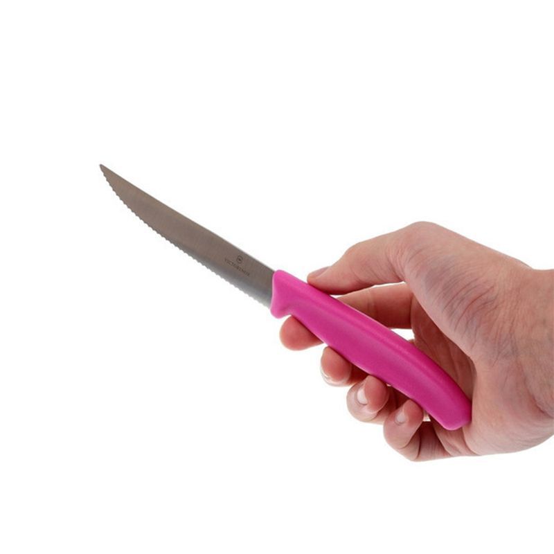 Кухонний ніж Victorinox SwissClassic Steak&Pizza 6.7936.12L5 рожевий