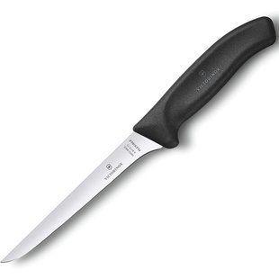Кухонный нож Victorinox SwissClassic Boning Flexible 6.8413.15G черный