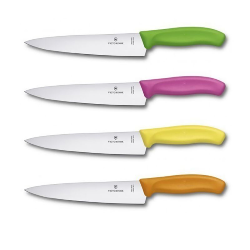 Кухонний ніж Victorinox SwissClassic Carving 6.8006.19L4B зелений