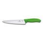 Кухонний ніж Victorinox SwissClassic Carving 6.8006.19L4B зелений
