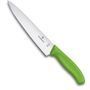 Кухонний ніж Victorinox SwissClassic Carving 6.8006.19L4B зелений