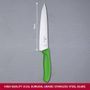 Кухонний ніж Victorinox SwissClassic Carving 6.8006.19L4B зелений