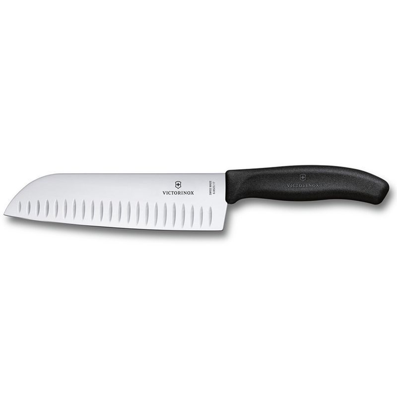 Кухонний ніж Victorinox SwissClassic Santoku 6.8523.17B чорний